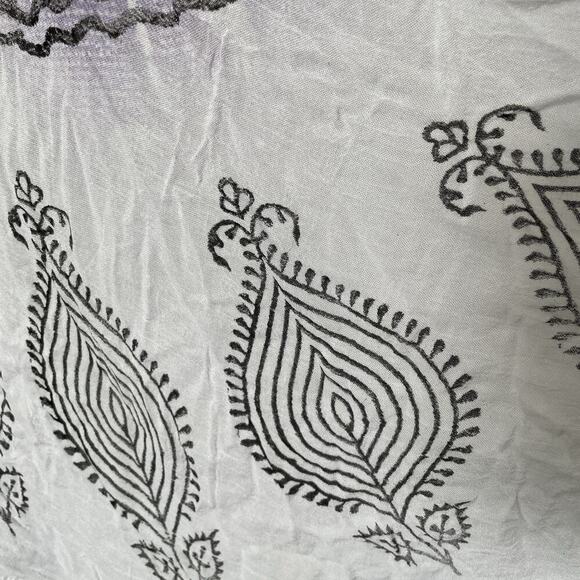 Handmade Painted Boho Sun Dress OS Tribal Tropical Hawaiian Beach Artsy Cover Up - Picture 7 of 12